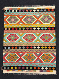 Handvävd Ull kelimmatta - 194 x 150 cm