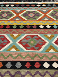 Handvävd Ull kelimmatta - 194 x 150 cm