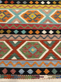 Handvävd Ull kelimmatta - 193 x 153 cm