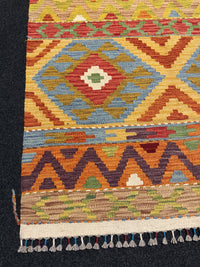 Handvävd Ull kelimmatta - 160 x 101 cm