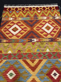 Handvävd Ull kelimmatta - 160 x 101 cm