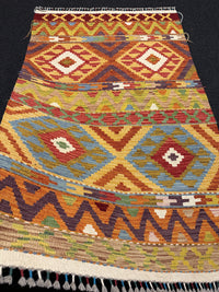 Handvävd Ull kelimmatta - 160 x 101 cm