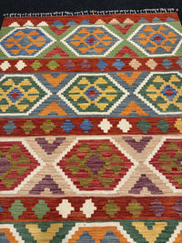 Handvävd Ull kelimmatta - 187 x 120 cm