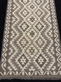 Handvävd Ull kelimmatta - 383 x 88 cm