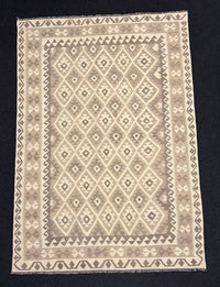 Handvävd Ull kelimmatta - 301 x 200 cm