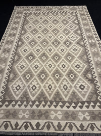 Handvävd Ull kelimmatta - 301 x 200 cm