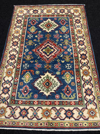 Handknuten Kazak‑matta — 146 × 87 cm