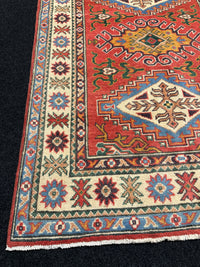 Handknuten Kazak‑matta — 150 × 104 cm