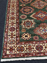 Handknuten fine Kazak‑matta — 150×104 cm