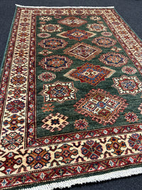 Handknuten fine Kazak‑matta — 150×104 cm