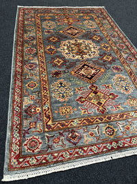 Handknuten fine Kazak‑matta — 156×100 cm