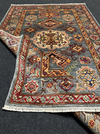 Handknuten fine Kazak‑matta — 156×100 cm