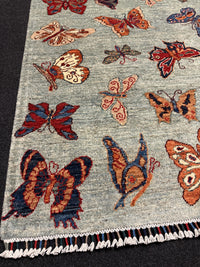 Fine Ziegler Figural Handknuten Matta  — 197 × 152 cm