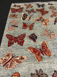 Fine Ziegler Figural Handknuten Matta  — 197 × 152 cm