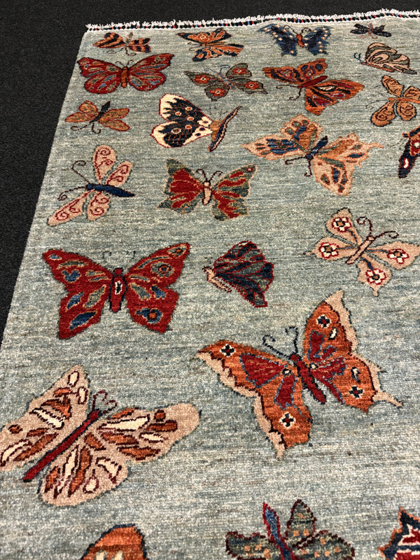 Fine Ziegler Figural Handknuten Matta  — 197 × 152 cm