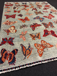 Fine Ziegler Figural Handknuten Matta  — 197 × 152 cm