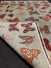 Fine Ziegler Figural Handknuten Matta  — 197 × 152 cm