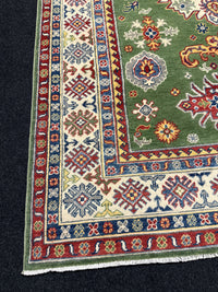 Handknuten Kazak‑matta — 207 × 149 cm