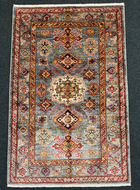 Handknuten fine Kazak‑matta — 157×101 cm