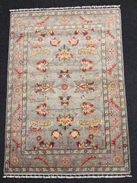 Handknuten Kazak‑matta — 217 × 149 cm