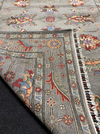 Handknuten Kazak‑matta — 217 × 149 cm