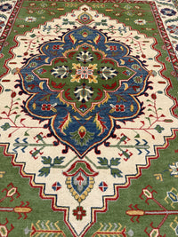 Handknuten Kazak‑matta — 211 × 154 cm