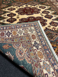 Handknuten fine Kazak‑matta — 200 ×151 cm