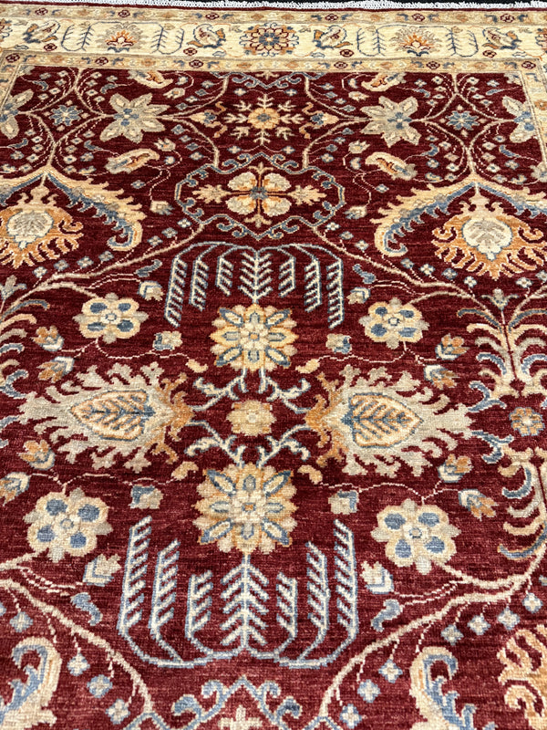 Fine Ziegler Handknuten Matta  — 202 × 154 cm