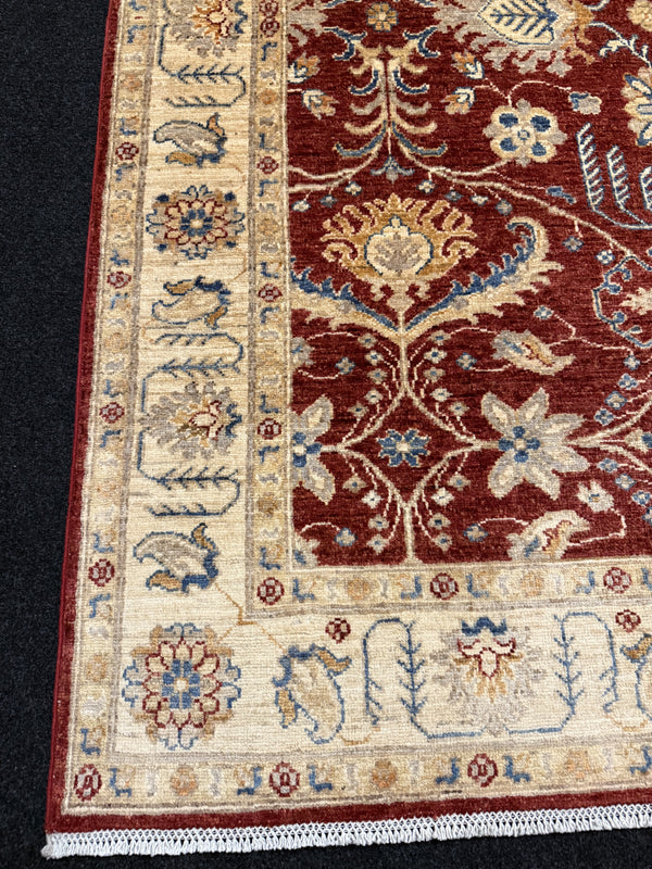 Fine Ziegler Handknuten Matta  — 198 × 148 cm