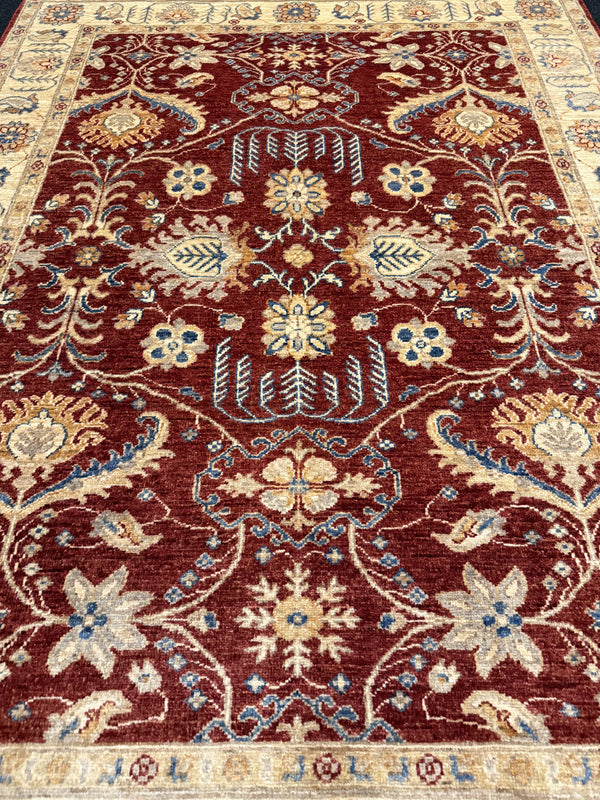 Fine Ziegler Handknuten Matta  — 198 × 148 cm