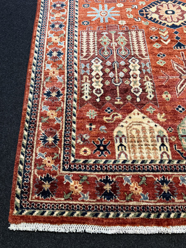 Fine Ziegler Handknuten Matta  — 212 × 150 cm