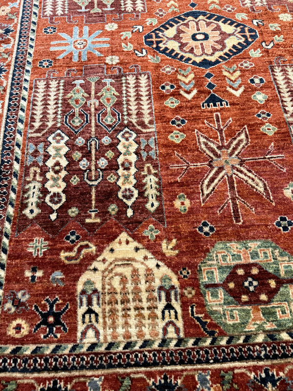 Fine Ziegler Handknuten Matta  — 212 × 150 cm