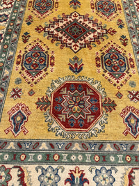 Handknuten Kazak‑matta — 181 × 119 cm