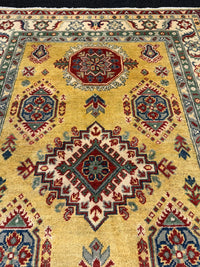 Handknuten Kazak‑matta — 181 × 119 cm