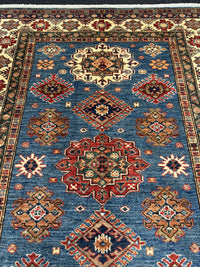 Handknuten fine Kazak‑matta — 170 ×123 cm