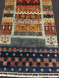 Fine Ziegler Shabargan Handknuten Matta  — 305 × 81 cm