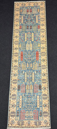 Fine Ziegler Handknuten Matta  — 390 × 98 cm