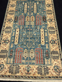 Fine Ziegler Handknuten Matta  — 390 × 98 cm