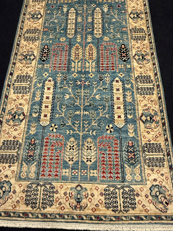 Fine Ziegler Handknuten Matta  — 390 × 98 cm