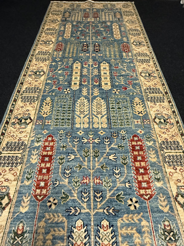 Fine Ziegler Handknuten Matta  — 390 × 98 cm