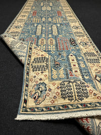 Fine Ziegler Handknuten Matta  — 390 × 98 cm