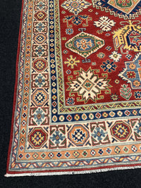 Handknuten fine Kazak‑matta — 237 ×169 cm