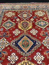Handknuten fine Kazak‑matta — 237 ×169 cm
