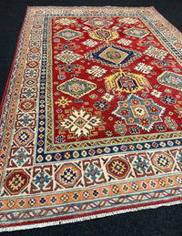 Handknuten fine Kazak‑matta — 237 ×169 cm