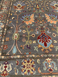 Handknuten Kazak‑matta — 238 × 171 cm