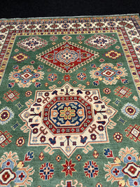 Handknuten Kazak‑matta — 240 × 169 cm