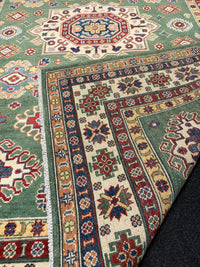 Handknuten Kazak‑matta — 240 × 169 cm