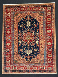 Handknuten fine Kazak‑matta — 253 ×193 cm