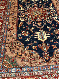 Handknuten fine Kazak‑matta — 253 ×193 cm