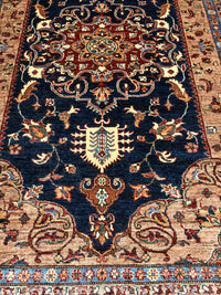 Handknuten fine Kazak‑matta — 253 ×193 cm